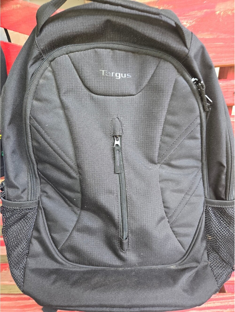 Targus Black Laptop Backpack Fits 15.6 Inch Tech Bag Travel Work School